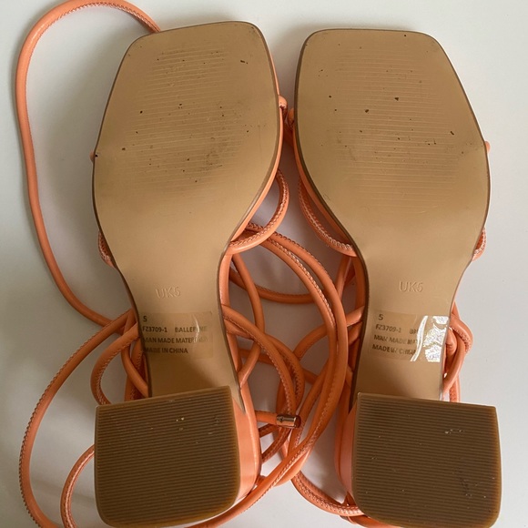 Ego Shoes Ballerine Knotted Strappy Detail Lace Up Sandals size 7 US - Picture 6 of 7